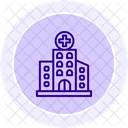 Hospital Color Circle Icon Icon