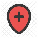 Hospital Map Point Placeholder Icon