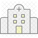 Hospital Building Commercial Icon