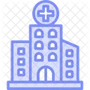 Icone De Linha Duotone Hospital Icon
