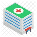 Hospital Building Clinic Pharmacy Icon