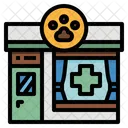 Hospital Clinica De Animales Icono