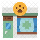 Hospital Clinica De Animales Icono
