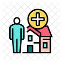 Human House Rent Icon