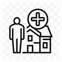 Human House Rent Icon