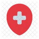 Hospital Map Point Placeholder Icon