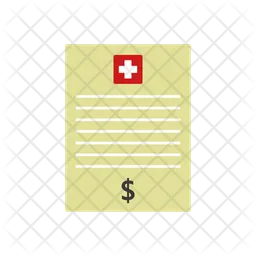 Hospital invoice  Icon