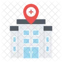 Location Hospital Pin Icon