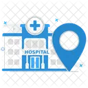 Hospital Location Map Pin Icon