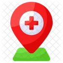 Hospital Location Navigation Icon