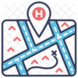 Hospital Location  Icon