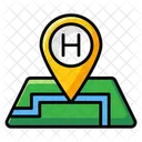 Hospital Building Location Building Clinic Icon