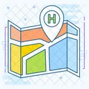 Hospital Location Pharmacy Location Geolocation Icon