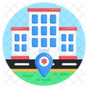 Medical Center Hospital Location Pharmacy Location Icon