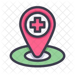 Hospital location  Icon