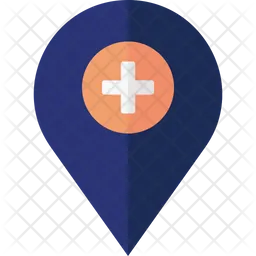 Hospital location  Icon