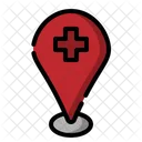 Hospital Location Clinic Location Medical Place Icon
