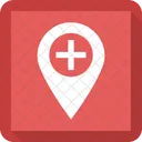 Hospital Location Navigation Icon