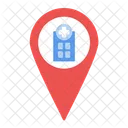 Location Hospital Pin Icon