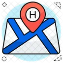 Hospital Location Medical Direction Gps Icon