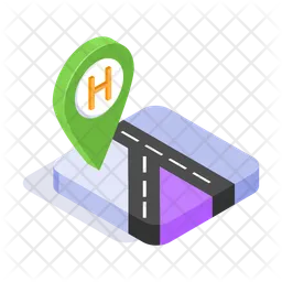 Hospital Location  Icon