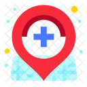 Hospital Map  Icon