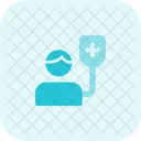 Hospital Patient Admit Male Patient Hospital Icon