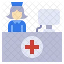Hospital Reception  Icon
