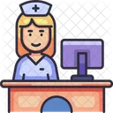 Hospital Reception  Icon