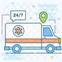 Hospital Services Emergency Ambulance Emergency Services Icon