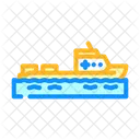 Hospital Ship Transport Icon