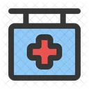 Hospital Sign Medical Sign Clinic Icon