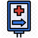 Hospital Sign  Icon