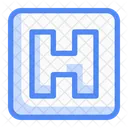 Hospital Sign Hospital Medical Icon