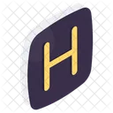 Hospital Sign Hospital Symbol Hospital Letter Icon