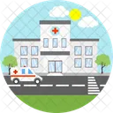 Hospital Clinic Healthcare Icon