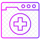 Hospital Web Page Icon