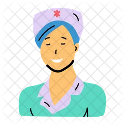 Hospital Worker  Icon