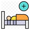 Hospitalized Patient Hospital Icon