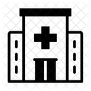 Hospitals Building Medical Cross Icon