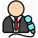 Host Mic Talk Icon