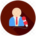 Host Mic Talk Icon