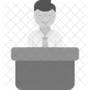 Host Anchor Journalist Icon