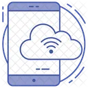 Cloud App Cloud Application Data Hosting Icon