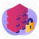 Locked Secured Server Symbol