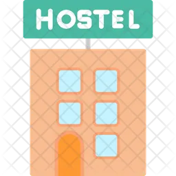 Hostel Building  Icon
