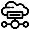 Hosting Database Network Icon