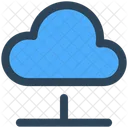 Cloud Computer Hosting Icon