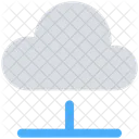 Cloud Computer Hosting Icon