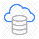 Hosting Cloud Database Icon